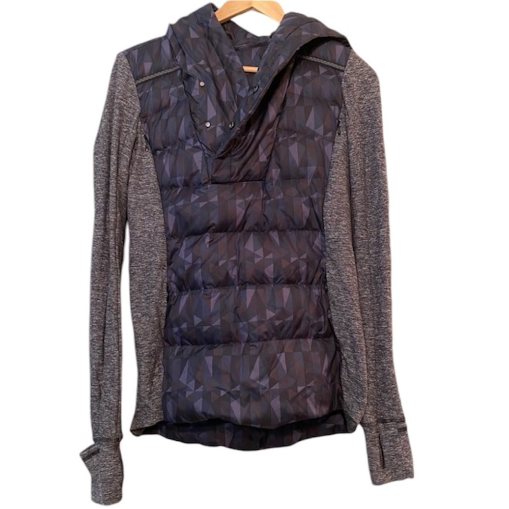 Lululemon Fluff Off Pullover Rulu Winter Puffer Athletic Jacket Size 4